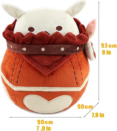 Miniatura 3 de HUYMHTER Klee - Almohada de peluche con forma de bola de bombeo, figura de anime, bonito adorno