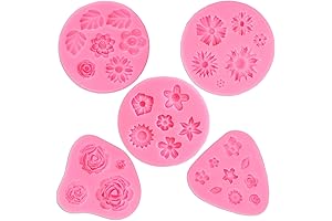 Flower Fondant Cake Molds (5pack)