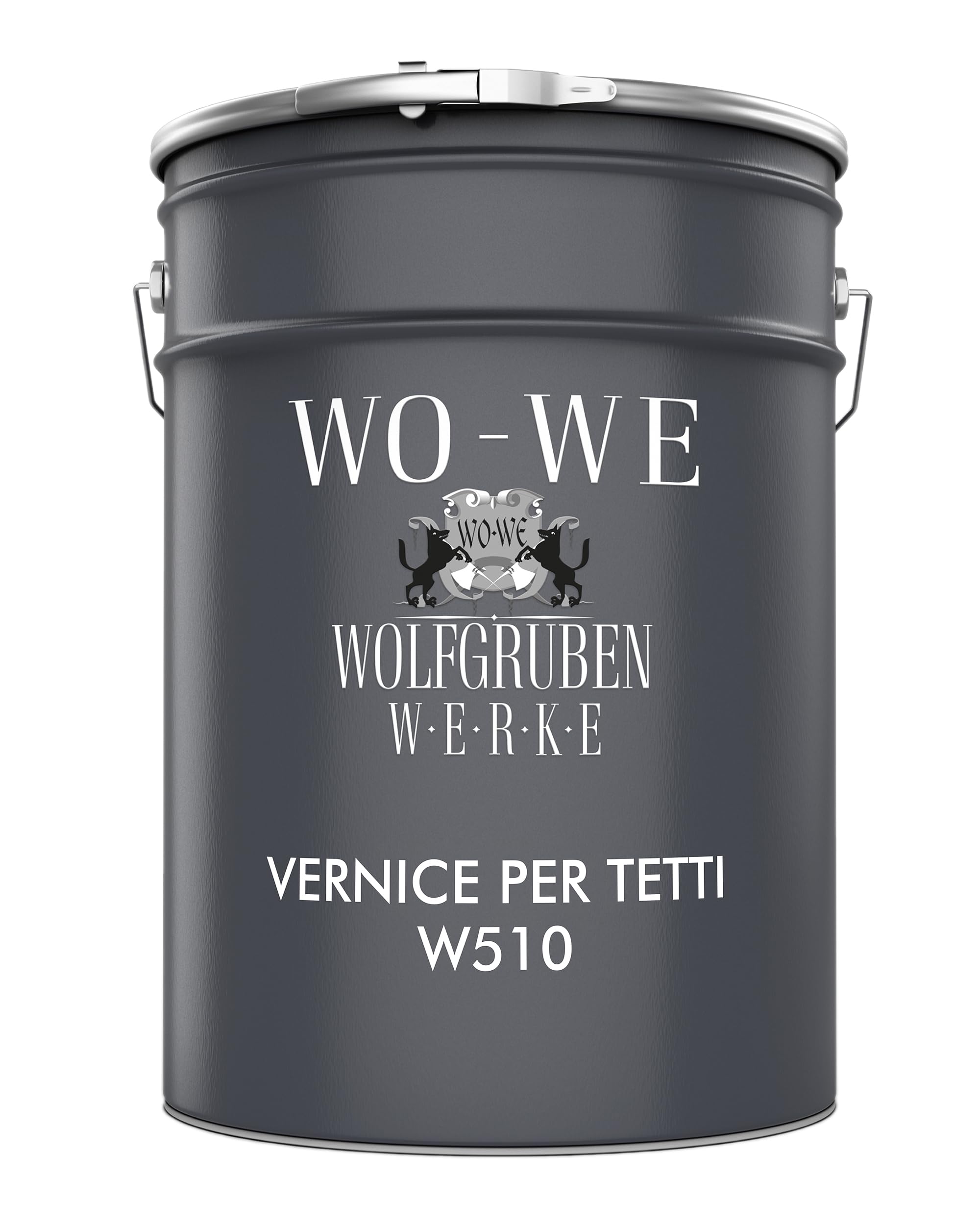 Vernice per tetto Pittura Manto di Copertura W510 Grigio antracite simile RAL 7016-20L