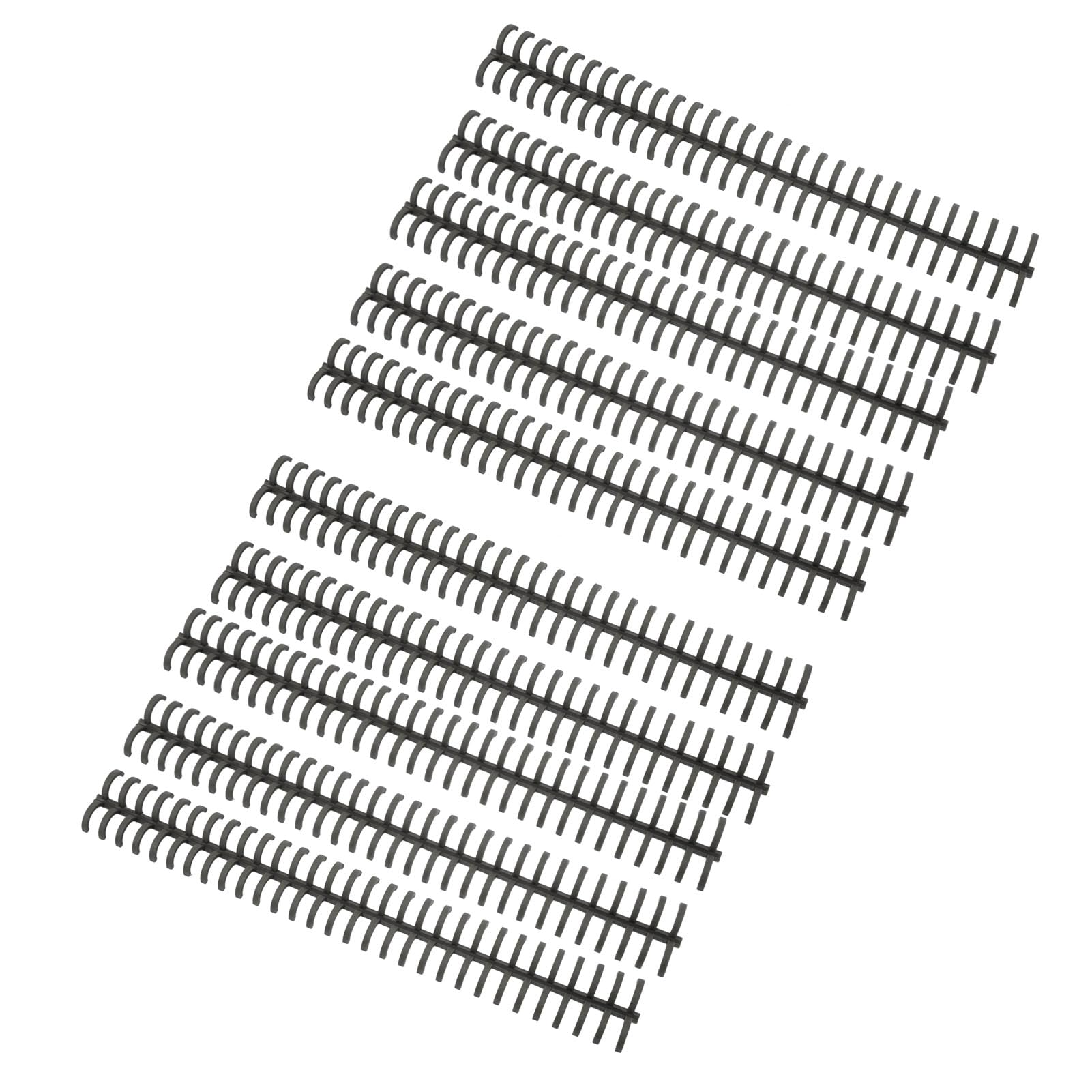 10 Peignes De Reliure Plastique 22 Mm - 30 Trous - Pour Carnets, Scrapbooking, Rapports - Jusqu'à 170 Feuilles