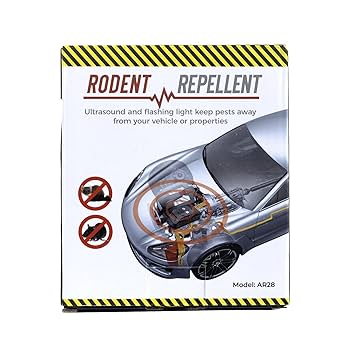 Ultrasonic Rodent Repellent Under Hood Animal Repeller Rat Deterrent For Car Engines