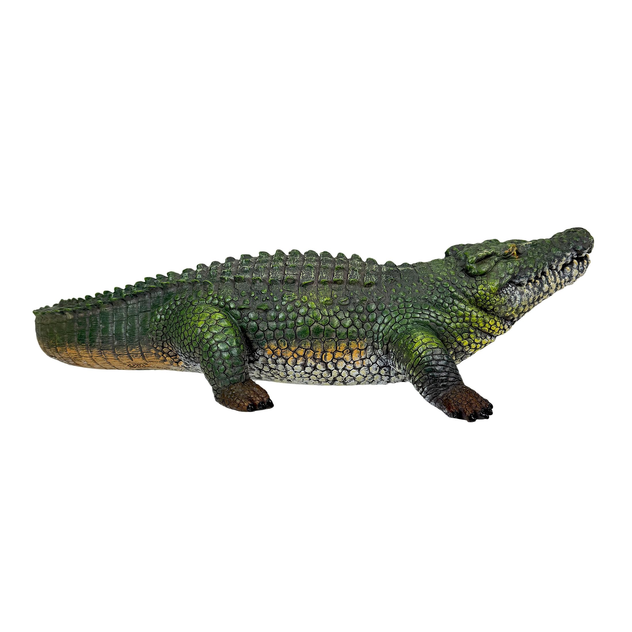 21 pulgadas Alligator Gator de Estatua de jardín Figura