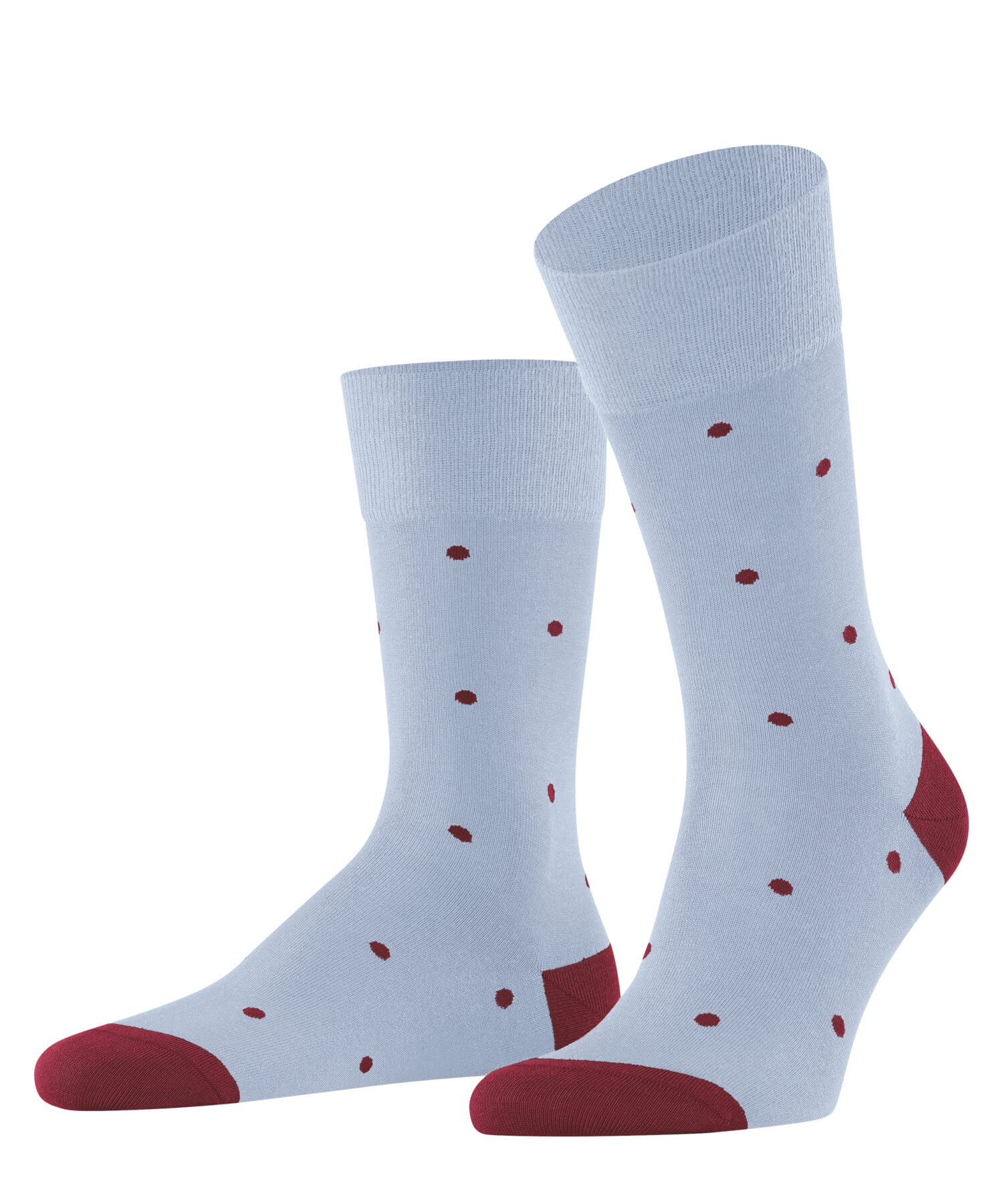 FALKE Men's Dot Socks, Breathable, Crew, Casual or Dress, Polka Dots, 1 Pair