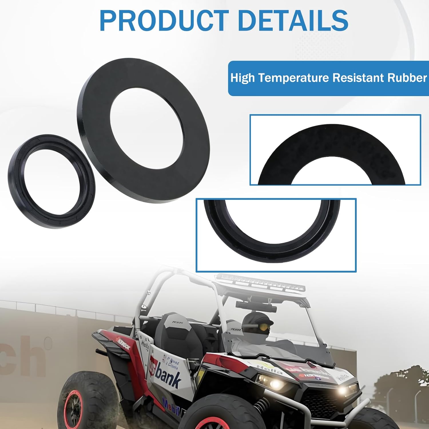 Crankshaft Seal Ring Cover, Crank Seal Cover Kit Compatible with Polaris Ranger 900/1000, RZR 900/1000, General 1000
