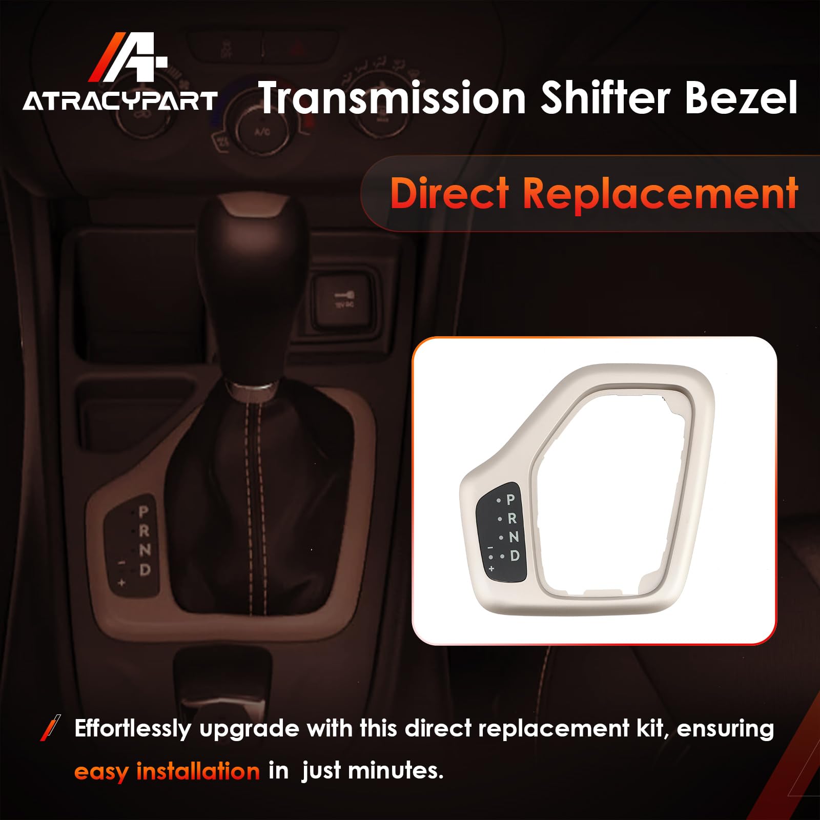 Lunette De Régulateur De Vitesse Adaptatif En ABS Noir Pour Jeep Grand Cherokee 2014-2015 - Réf. 68143108AB
