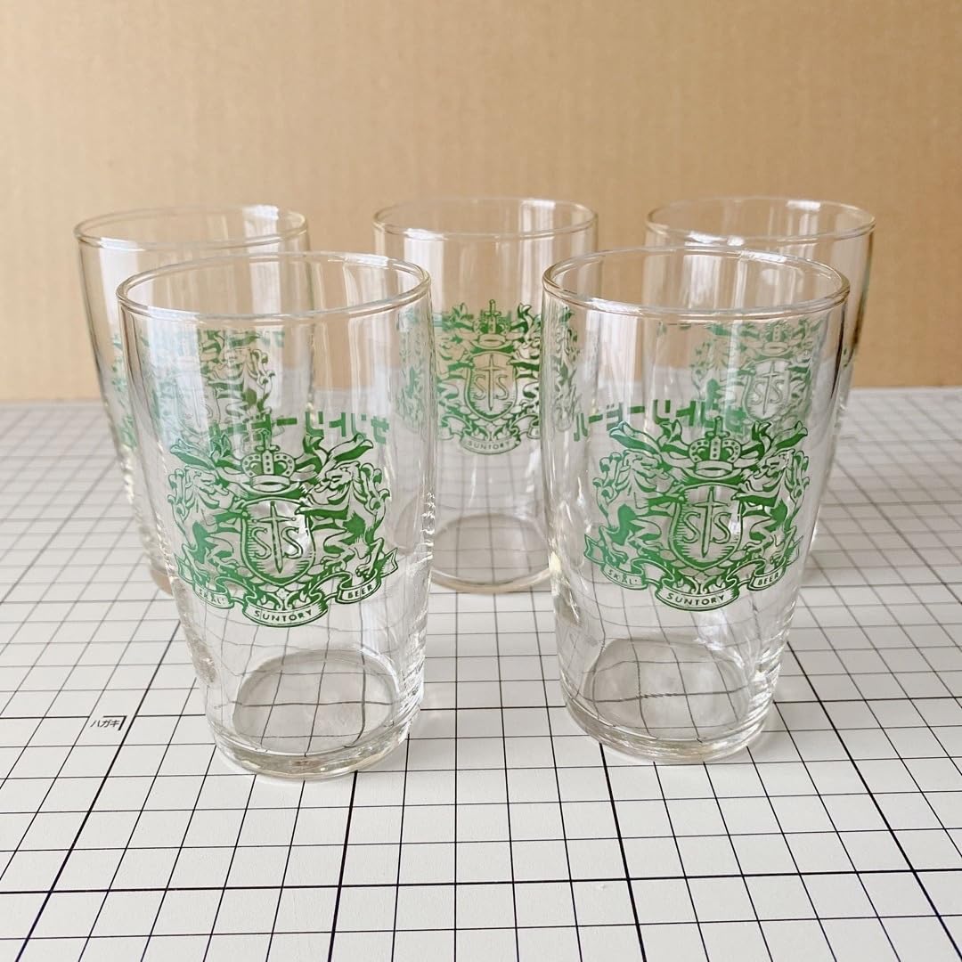 Amazon.co.jp: レア 佐々木硝子 刻印入 ビール ビアグラス 5点 