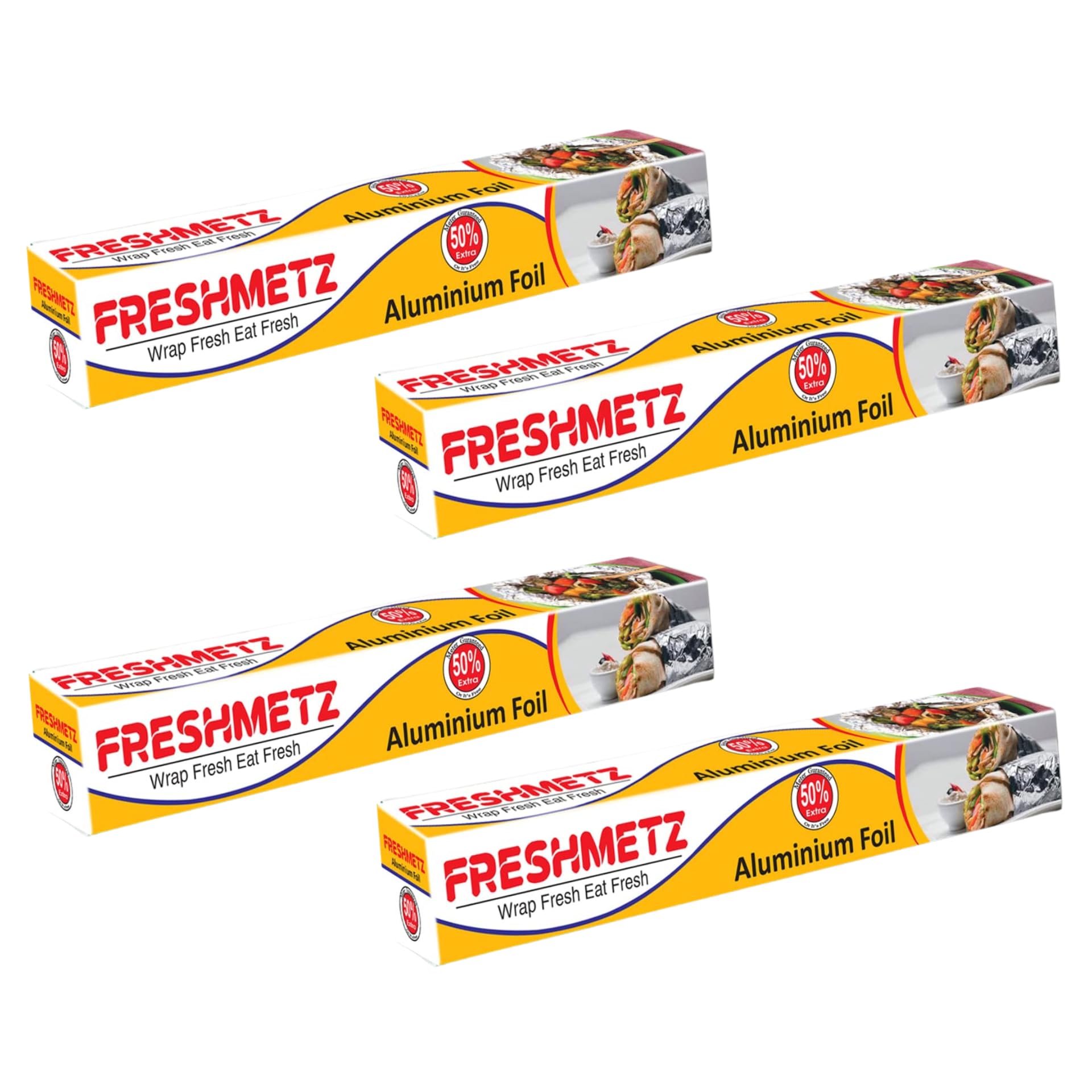 Freshmetz Aluminium Foil - 6 Meter (11 Microns, Pack of 4) (B09RP6CHKZ) Amazon Price History, Amazon Price Tracker