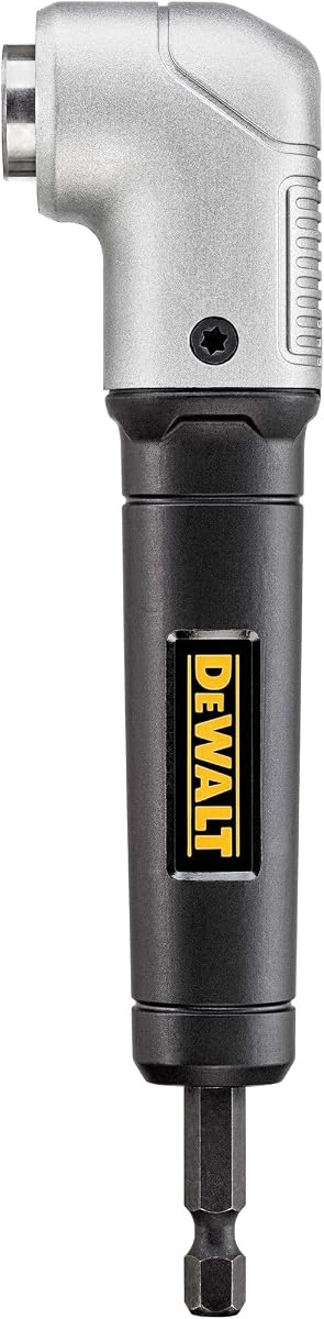 DEWALT Accesorio de taladro de ángulo recto Impact Ready de 1,5 pulgadas, adaptador de taladro ergonómico compacto magnético de 90 grados (DWARA120) | Adaptador magnético compacto de 90 grados, diseño ergonómico