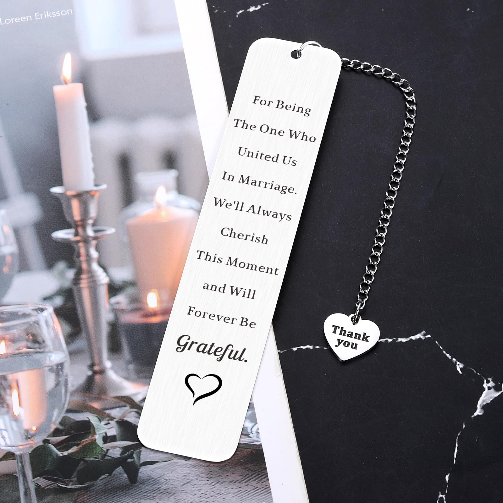 Wedding Officiant Gifts Bookmark, Officiant Gifts For Wedding Day Appreciation Gifts Wedding Officiant Proposal Gift Wedding Planner Thank You Gifts Weddi - View #14