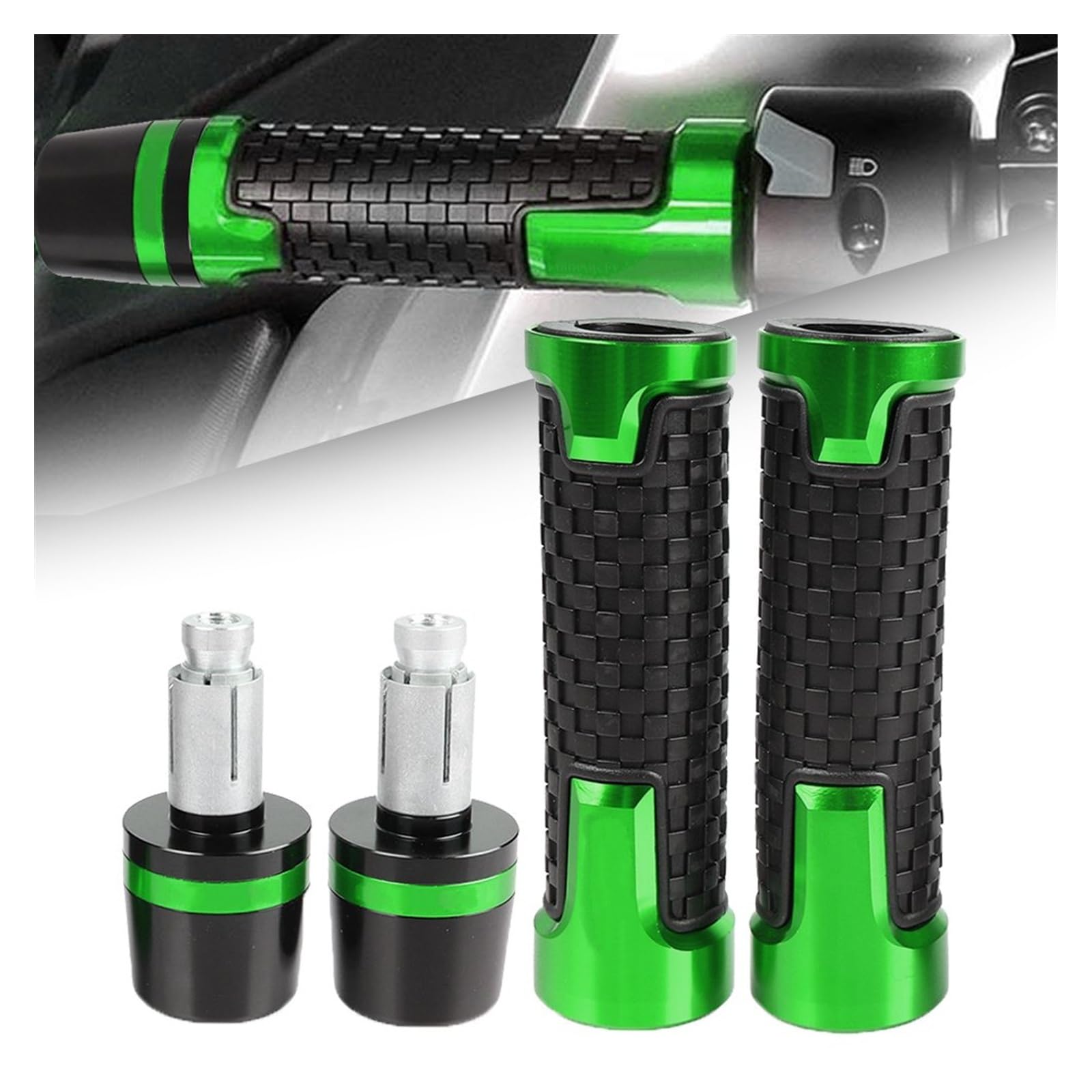 PUCIO para Yamaha XSR155 XSR 155 XSR-155 2019-2021 7/8 "22 Mm Mango De Gel De Goma Empuñaduras De Mano