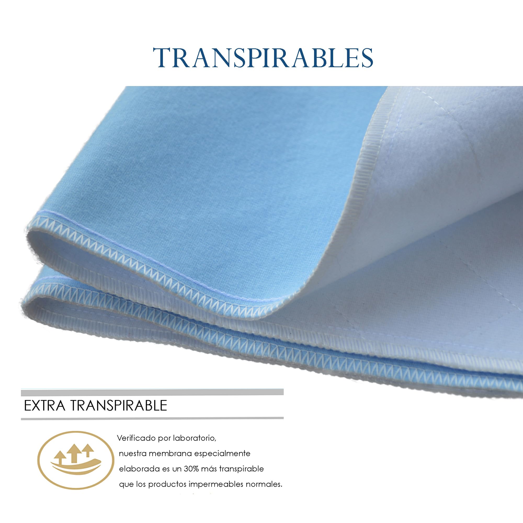 Milisten Cambiador Impermeable Para Cama De Adultos - 4 Almohadillas Reutilizables Con Diseño Animado 45x30 Cm