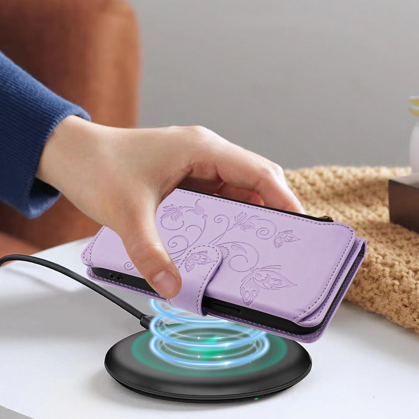 HWPIVOX Coque Pour Honor 400 Lite 5G, étui Portefeuille En Cuir Pour