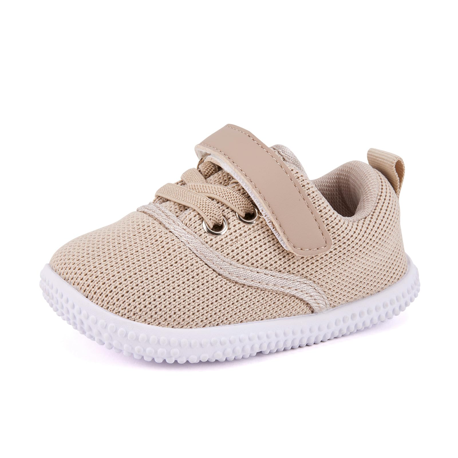 BMCiTYBM Baby Walking Shoes Infant Boy Girl First Walker Sneakers Breathable Lightweight Non-Slip Barefoot Shoes 6 9 12 18 24 Months