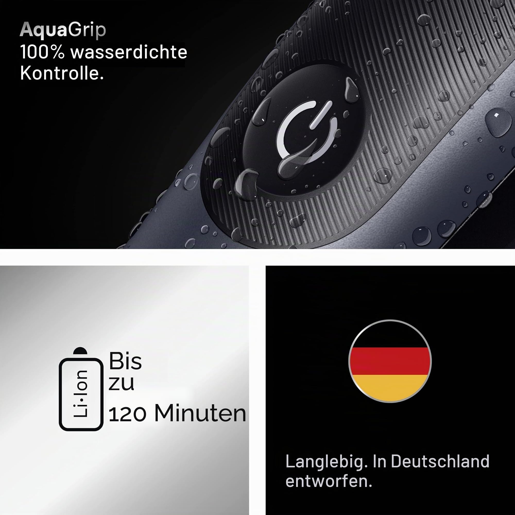 Braun Series 7 Multifunktions Körperpflege Set, 11 in 1, ProBlade und AutoSense, 120 min, SkinGuard und Bart Schattierung, AquaGrip für Unterwasser, AIO7540, blau