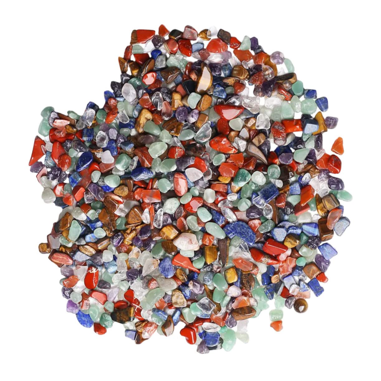 GANAZONO 1 Set Natural Crystal Gravel The Gems Stones Fish Tank Plants Fish Tank Gravel Vase Gravels Flowerpot Gravels Fish Tank Ornament DIY Gravel Crystal Stone Purple