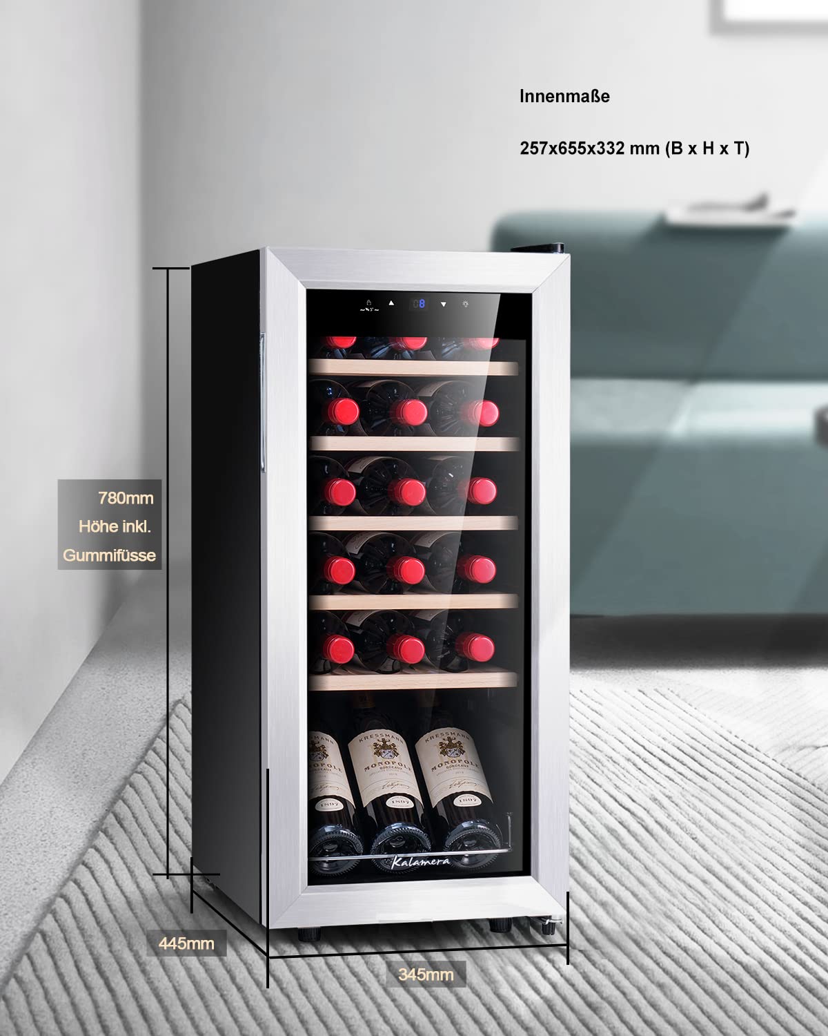 Kalamera Frigorifero per vini FCSS - 5
