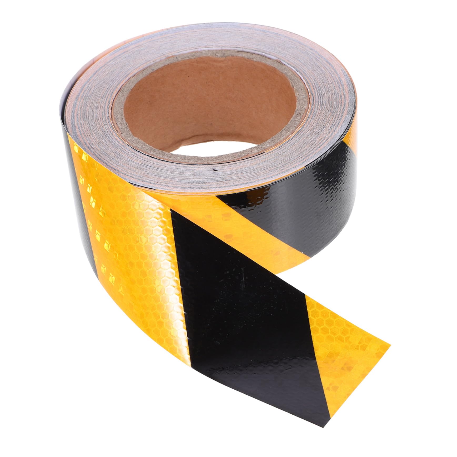 TOYANDONA 4 Cinta Reflectante Adhesiva Amarilla y para Vehículos Pegatina de Advertencia para la Visibilidad y Seguridad Carreteras para Camiones y Bicicletas