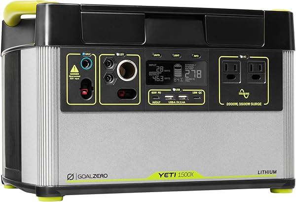 Goal Zero Yeti 1500X Portable Power Station (1,516Wh)
