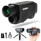 Upgraded Night Vision Monocular Digital Infrared Monocular Telescope for 100&percnt; Darkness with 8X Zoom 2000mAh Rechargeable Battery Tripod 32 GB SD Card & Card Reader&comma; for Adult Hunting Camping