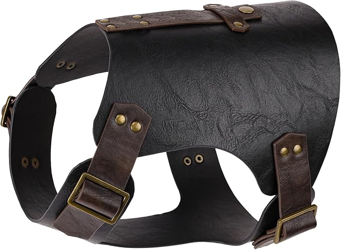Chaleco Disfraz Medieval para Perro EpicCos, Talla XL, Color Marrón miniatura 3