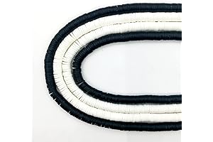 Amaney 1400pcs 6mm Heishi Beads Polymer Clay Beads