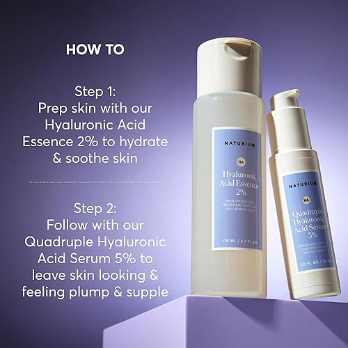 Miniatura 6 de Naturium Quadruple Hyaluronic Acid Serum 5 Hydrating  Anti-Aging Face Moisturizer Fragrance Free 10 oz