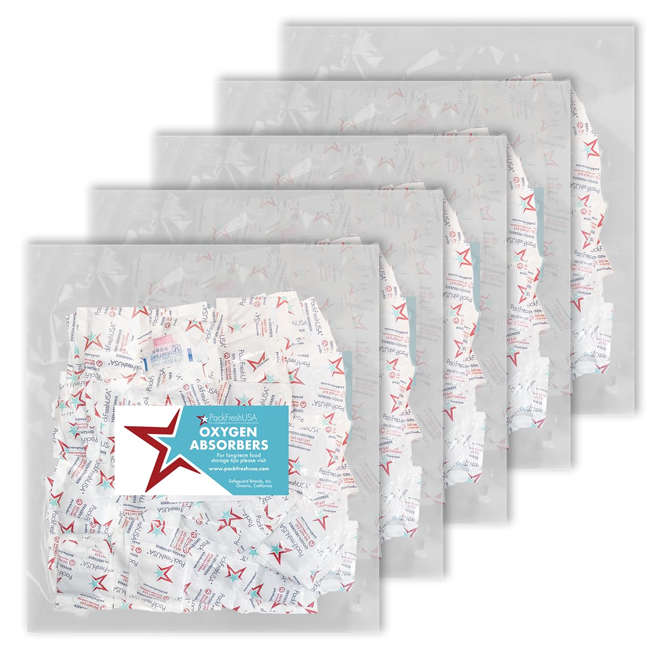 Wallaby Mylar Bags PackFreshUSA: 200cc Oxygen Absorber Packs - Food Grade - Non-Toxc Freeze Dryers - Foto 13