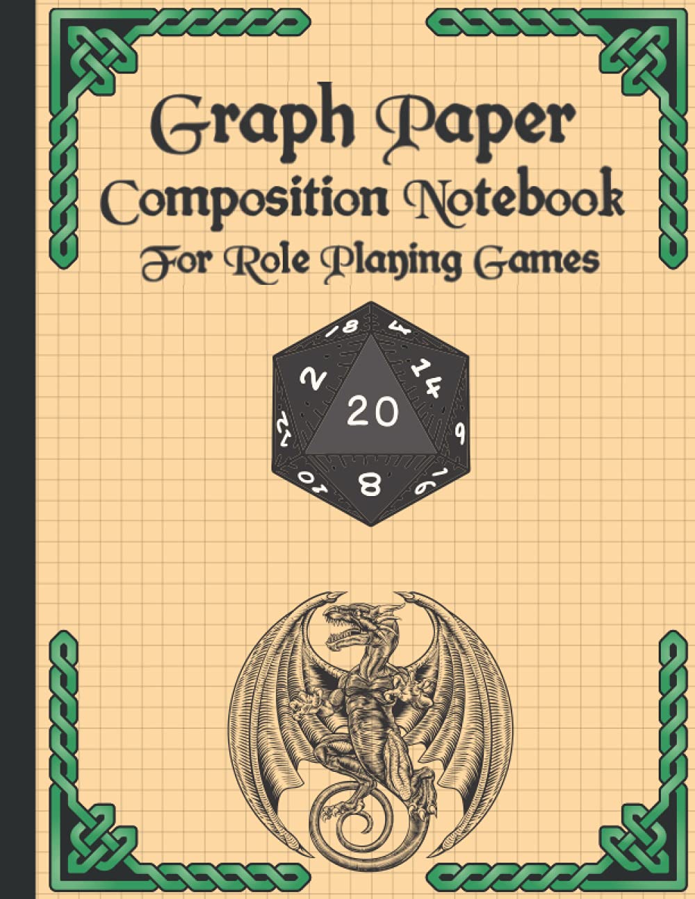 Graph Paper Composition Notebook For Role Playing Games, Geometry, Math Or RPG Dungeon Creation: Perfect graph paper composition notebook, graphing drawing pad for everyday use
