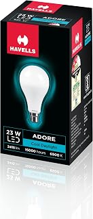 Havells 23W LED B22 Cool Day Light Bulb Energy Efficient Ultra Durable Eco Friendly BIS Approved Upto 4KV Surge Protection Made in India Pack of 1