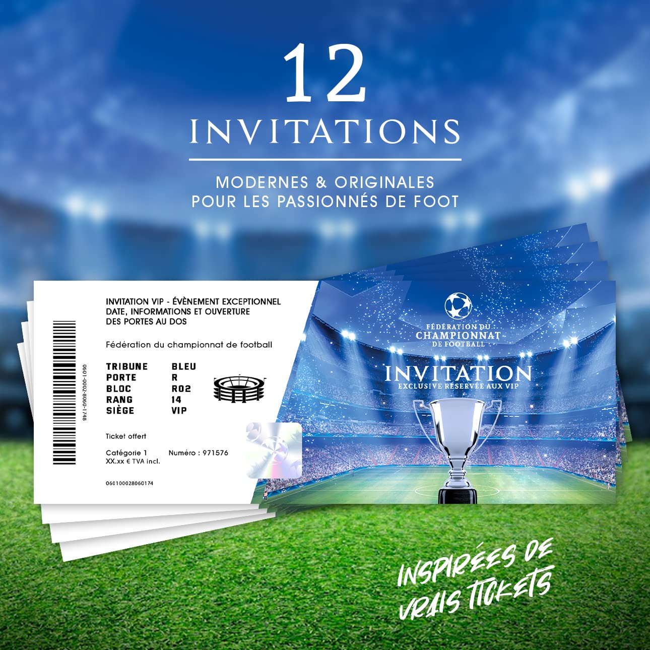 Carte Invitation Anniversaire Garcon Foot 6 Cartes D'Invitation Paris Saint-Germain Officielles - 13.5x8.5cm - Anniversaire Foot Invitation Anniversaire Football Carte Invitation Anniversaire Garcon Foot 6 Cartes D'Invitation Paris Saint-Germain Officielles - 13.5x8.5cm - Anniversaire Foot Invitation Anniversaire Football