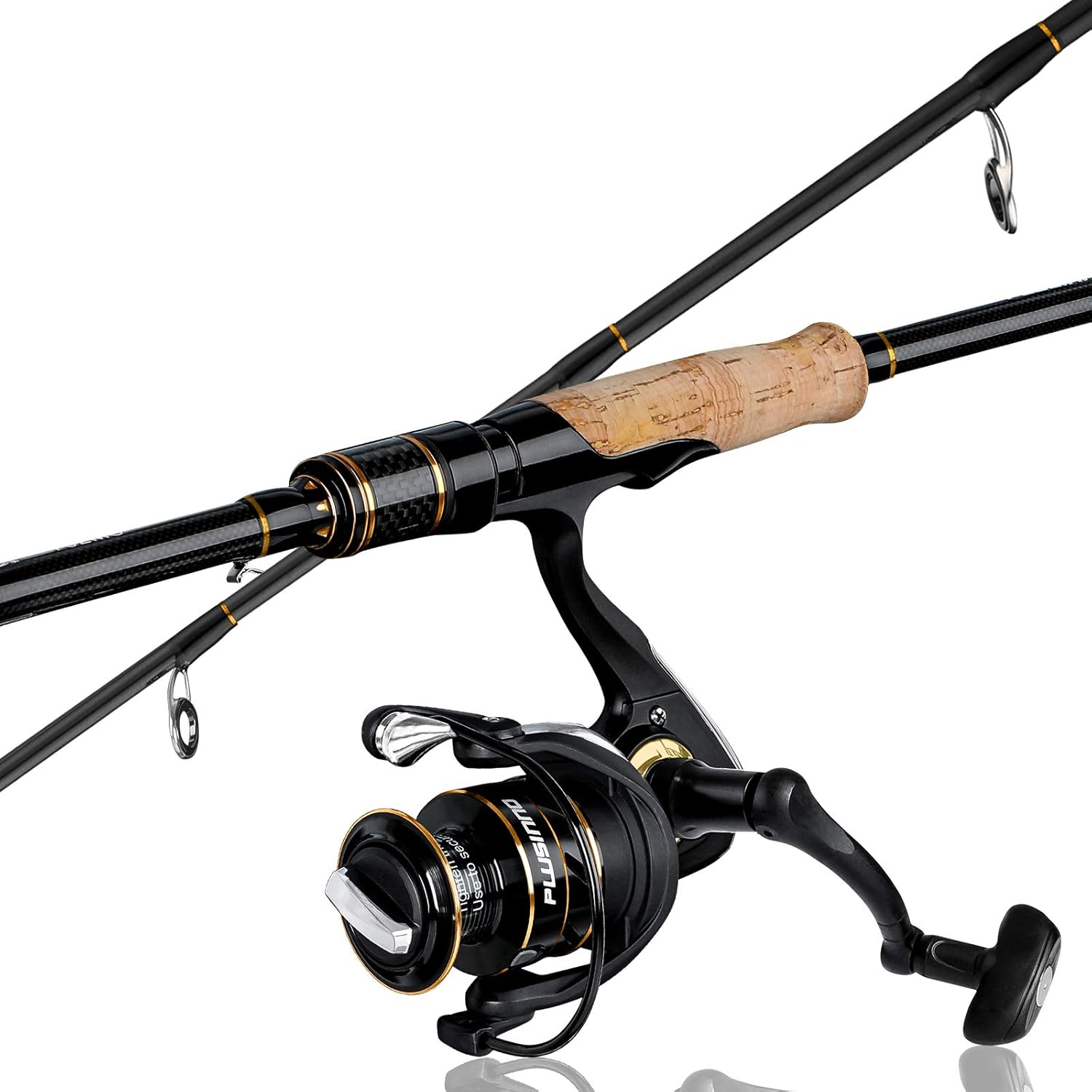 PLUSINNO Fishing Rod and Reel Combos Set,Telescopic
