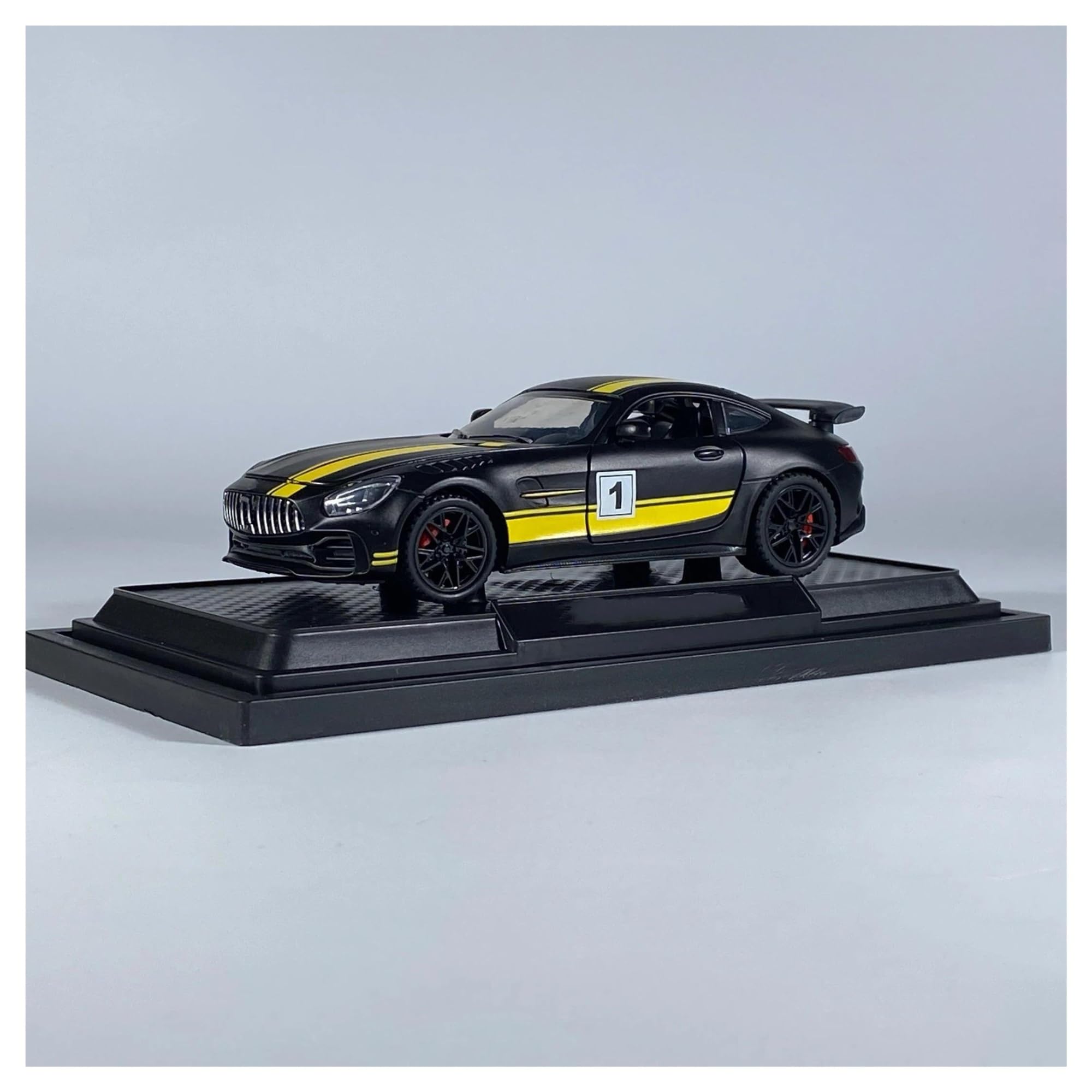 Audsni Black Die-Cast Diecast Car Model For Benz Amg Gt Diecast Model Car