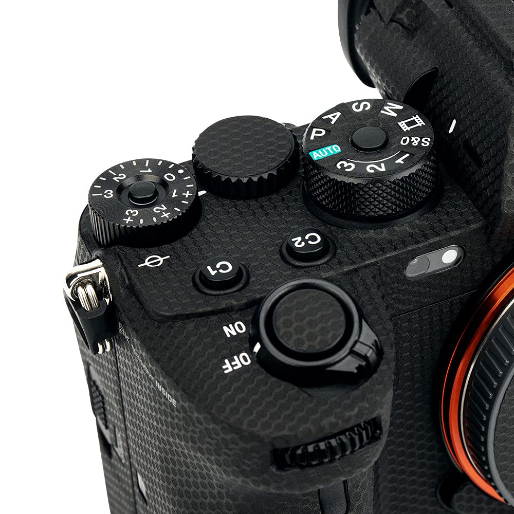 Pellicola Protettiva Antigraffio Per Sony A1 Mark II (ILCE-1M2) - Colore Nero Satinato, Con Pinzetta E Panno - Protezione E Presa Migliorata