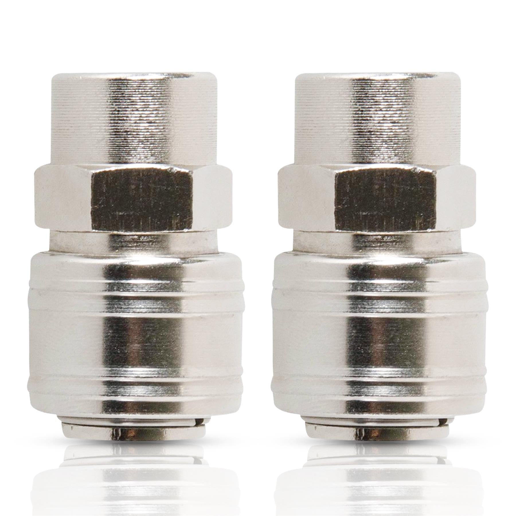 Dapetz ® Euro Air Line Fitting Quick Release Push Fit for Compressor Air Hose 1/4" BSP Female Thread