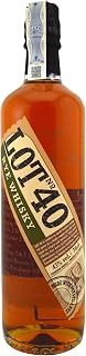 Lot 40 Canadian Rye Whisky 70cl 43 Rye Bread Vanilla Spice Perfect Neat or in Cocktails