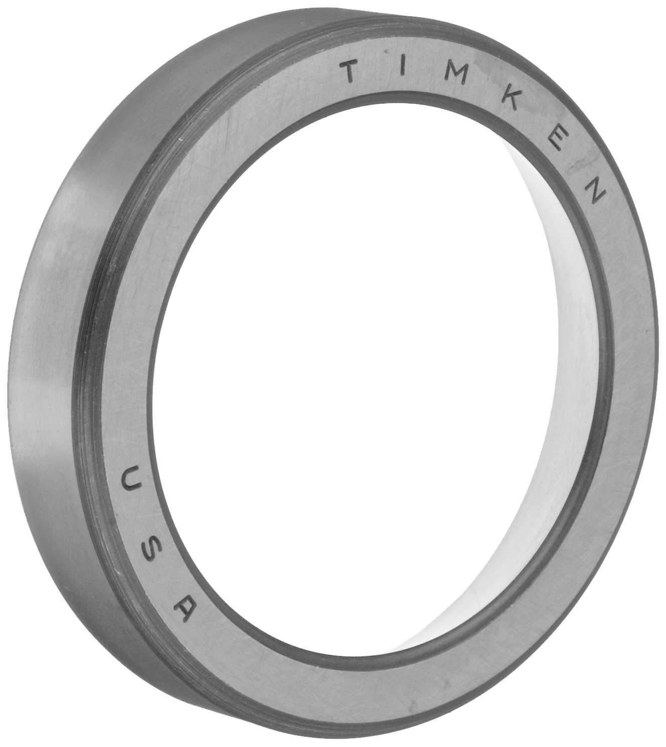 Timken 38X Tapered Roller Bearing, Single Cup, Standard Tolerance, Straight Outside Diameter, Steel, Inch, 2.7500