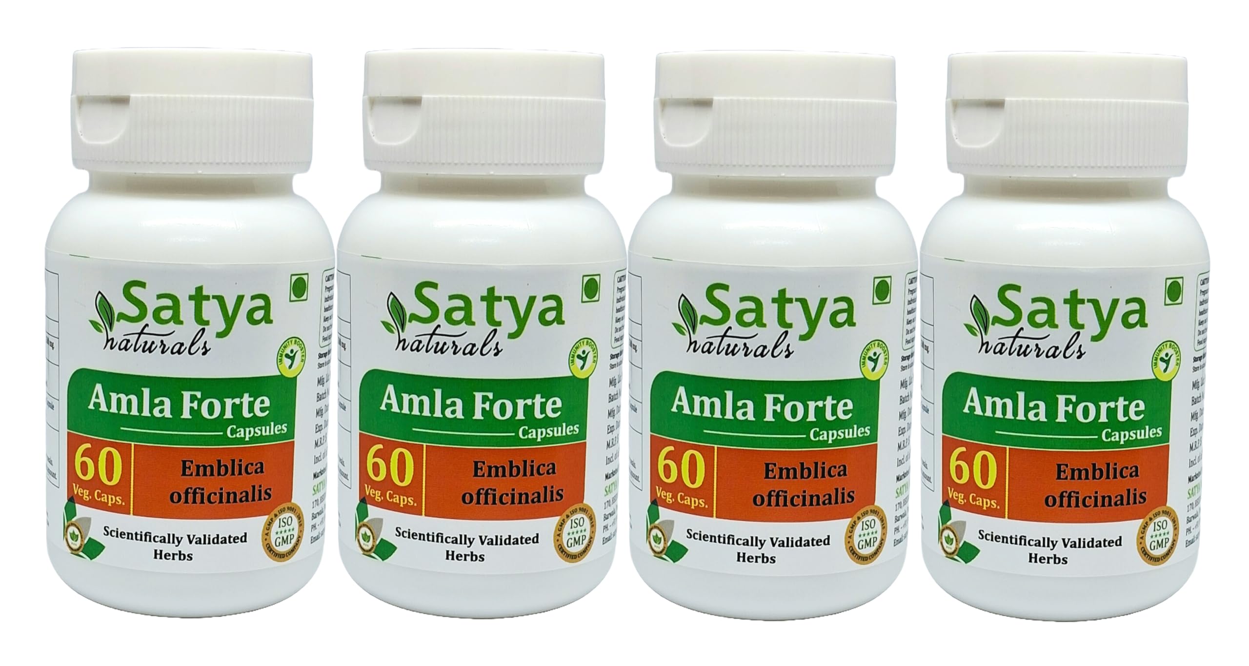 Amla (Emblica Officinalis, Amalaki) Extract Capsules | 100% Herbal & High Potency | 500 mg. | Boost Immunity, Digestion & Vitality | Pack of 60 Veg. Capsules — Amazon image 6