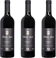 Kit 3 Vinhos Bordô Suave Família Carra 750 ml Gourmet Present Drink Especial Natal Coquetel Exótico Premium