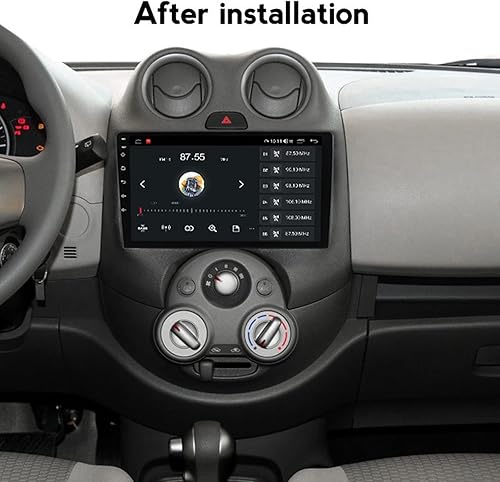 Miniatura 3 de Android 12 estéreo para coche para Nissan marzo 2010-2013 9 pulgadas HD pantalla táctil capacitiva multimedia radio, con Bluetooth, USB, Fm, GPS Navi