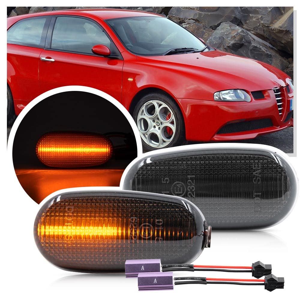 Luci Di Posizione Laterali Dinamiche A LED Per Jaguar X-TYPE 2002-2009 - Sequentiali, Plug And Play, 12V - 4