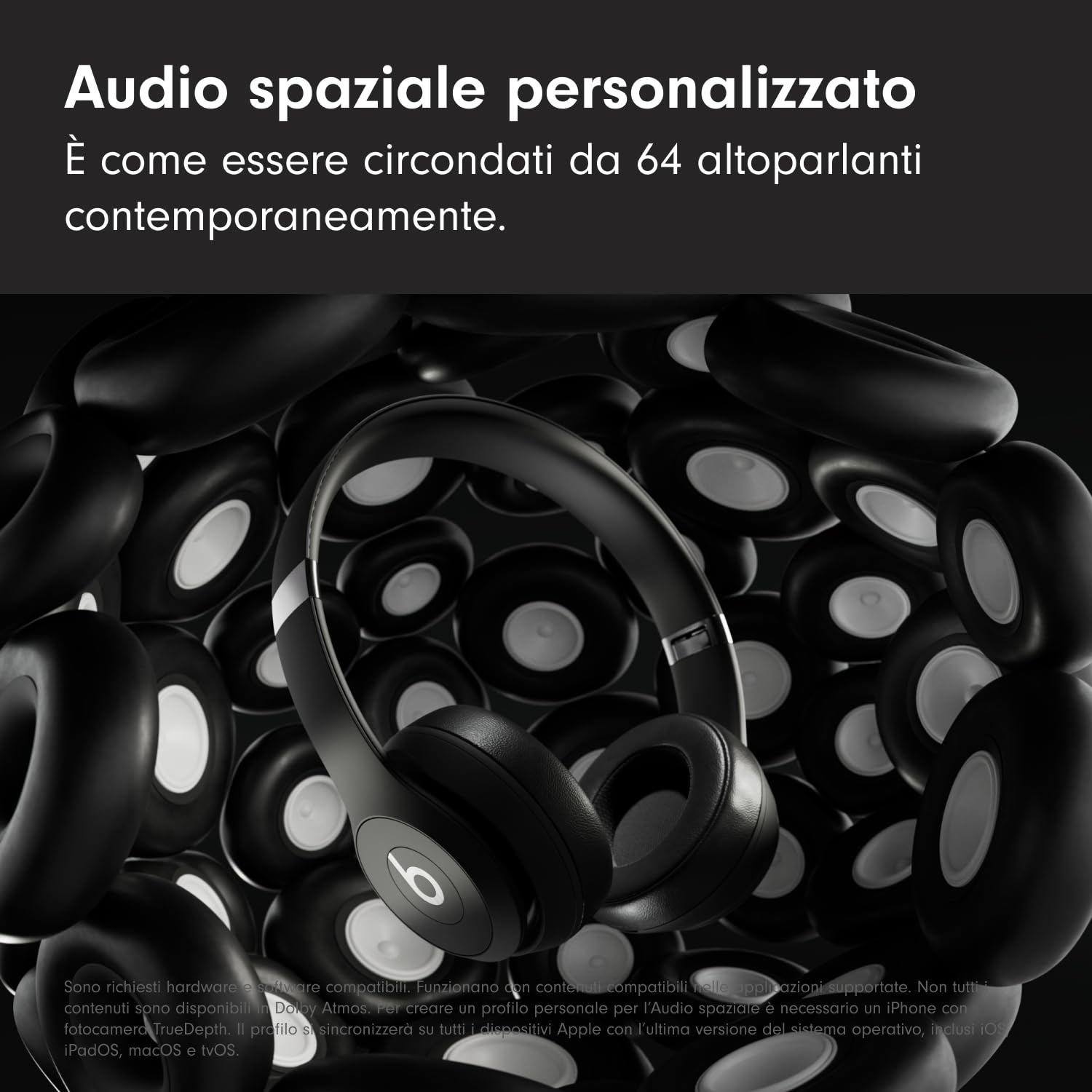 Beats Solo 4 Wireless Bluetooth On-Ear - 50 Ore Trasmissione - Dettaglio