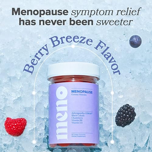 Miniatura 4 de MENO - Gomitas para la menopausia, 30 porciones (paquete de 2)  Suplementos de menopausia sin hormonas para mujeres con cohosh negro y ashwagandha