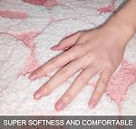 You Look Good Tapis de bain Mignon Rugs de salle de bains, tapis de décoration salle de bain rose doux & Tissu de corail en peluche absorbante, matelas de bain cool et drôle, non lavable à l'eau 25-00x21-00
