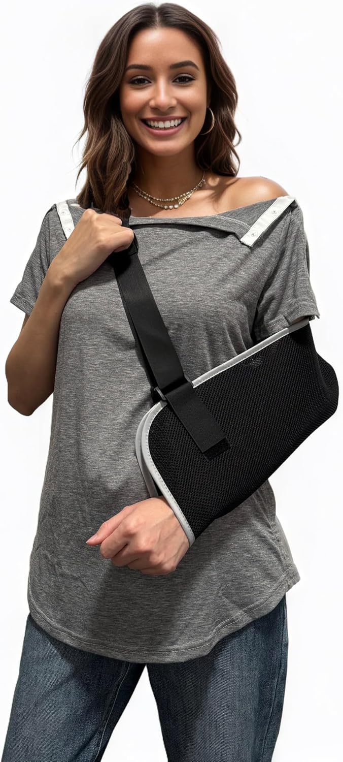 Youdiao Post Shoulder Surgery Shirt for Women Tear Away Snap Short Sleeve Rotator Cuff Recovery Must Haves Chemo Clothing - Image 4