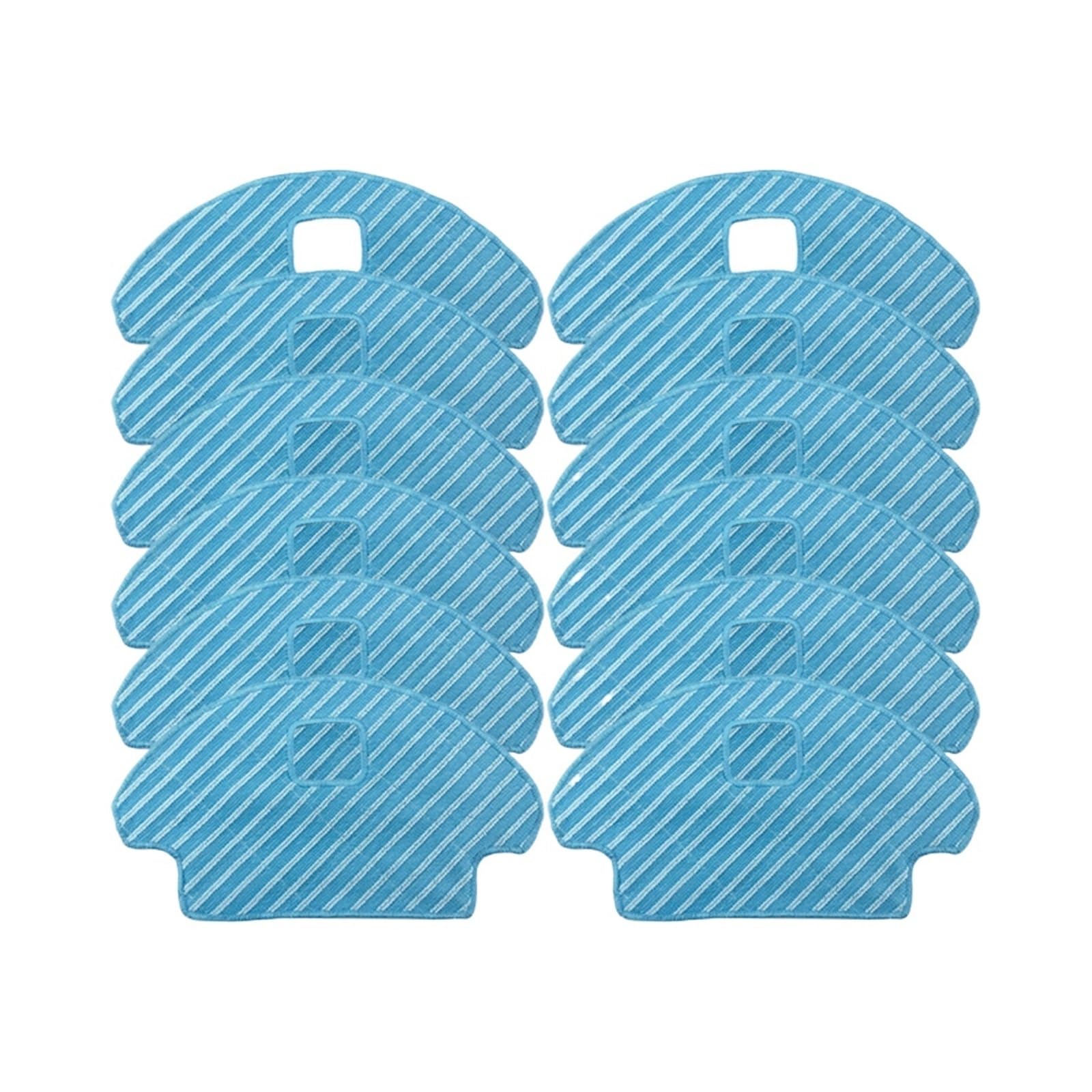 EEZII Mop Cloth Bracket Interior Replacement Parts Robot Vacuum Cleaner Rag Holder，Compatible For Ecovacs，Compatible For Ozmo，930 DG3G(12pcs mop cloth)