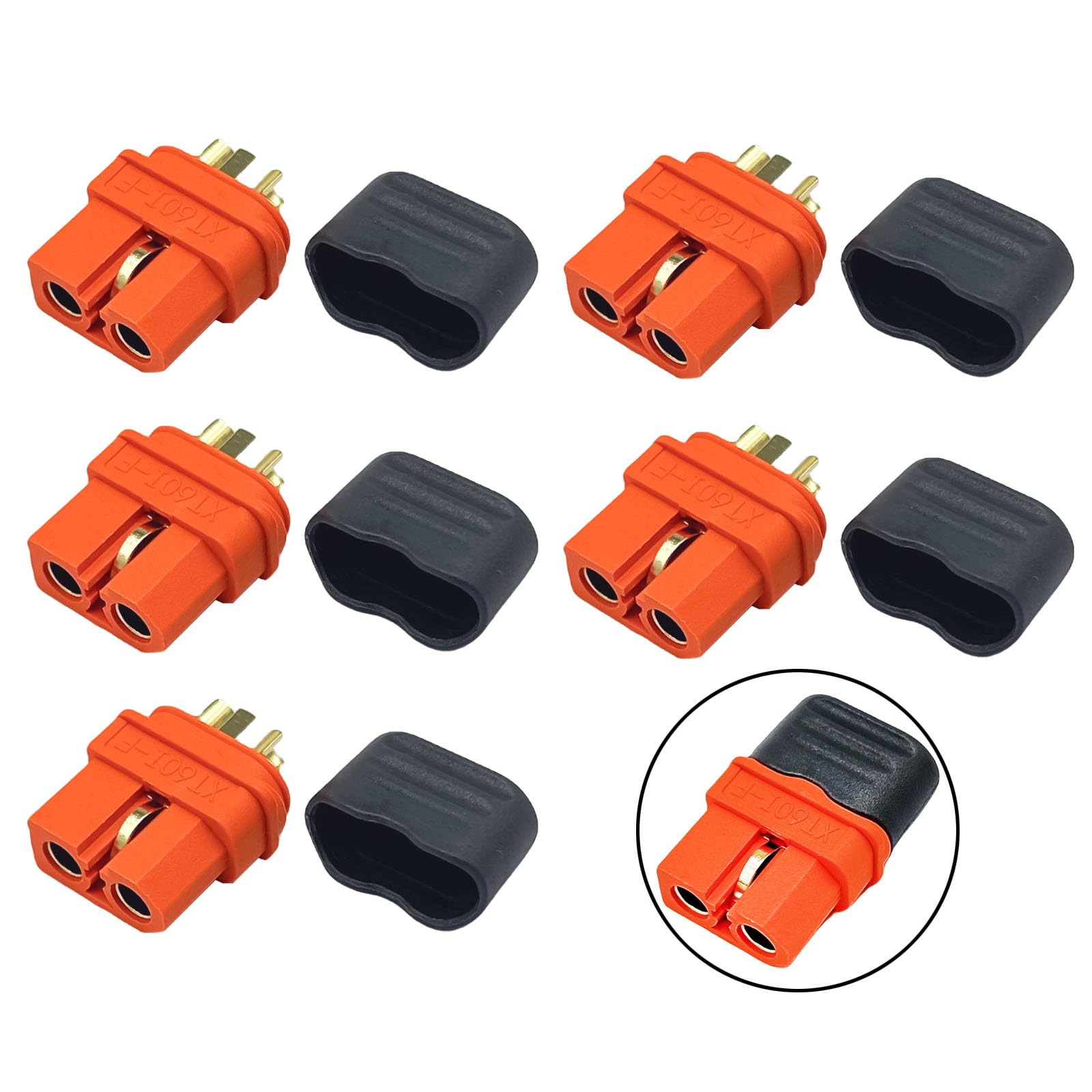 Amazon.com: 5Pcs XT60i XT60I-F Plug Female Connector with Sheath