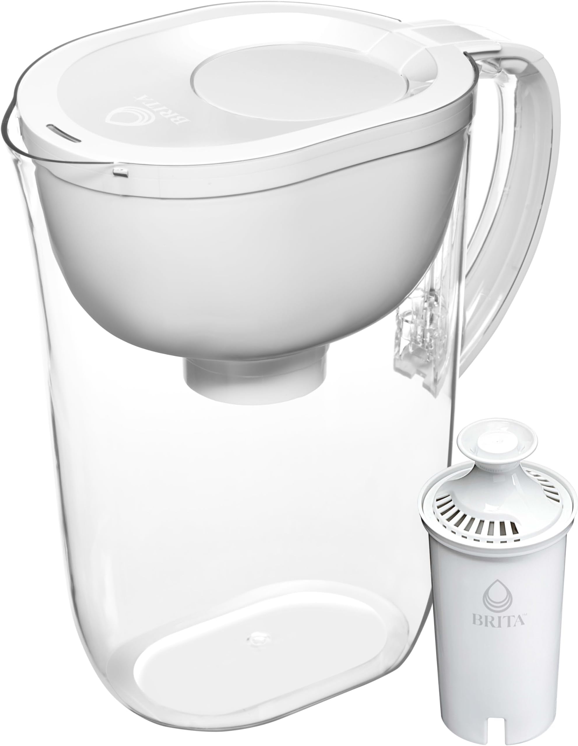 Brita Large 10 Cup Water Filter Pitcher for Tap and Drinking Water with