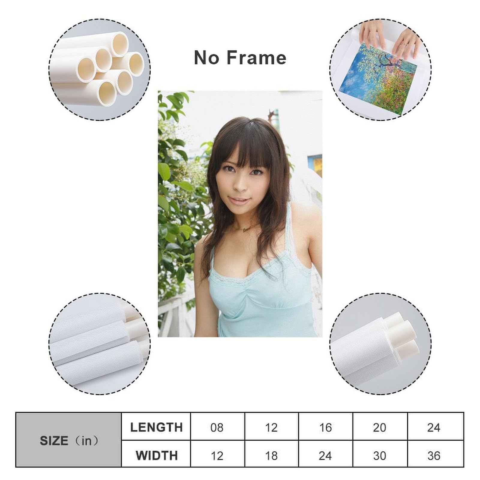 Amazon.co.jp: Kyouko Maki (真木今日子) (6) キャンバスポスター