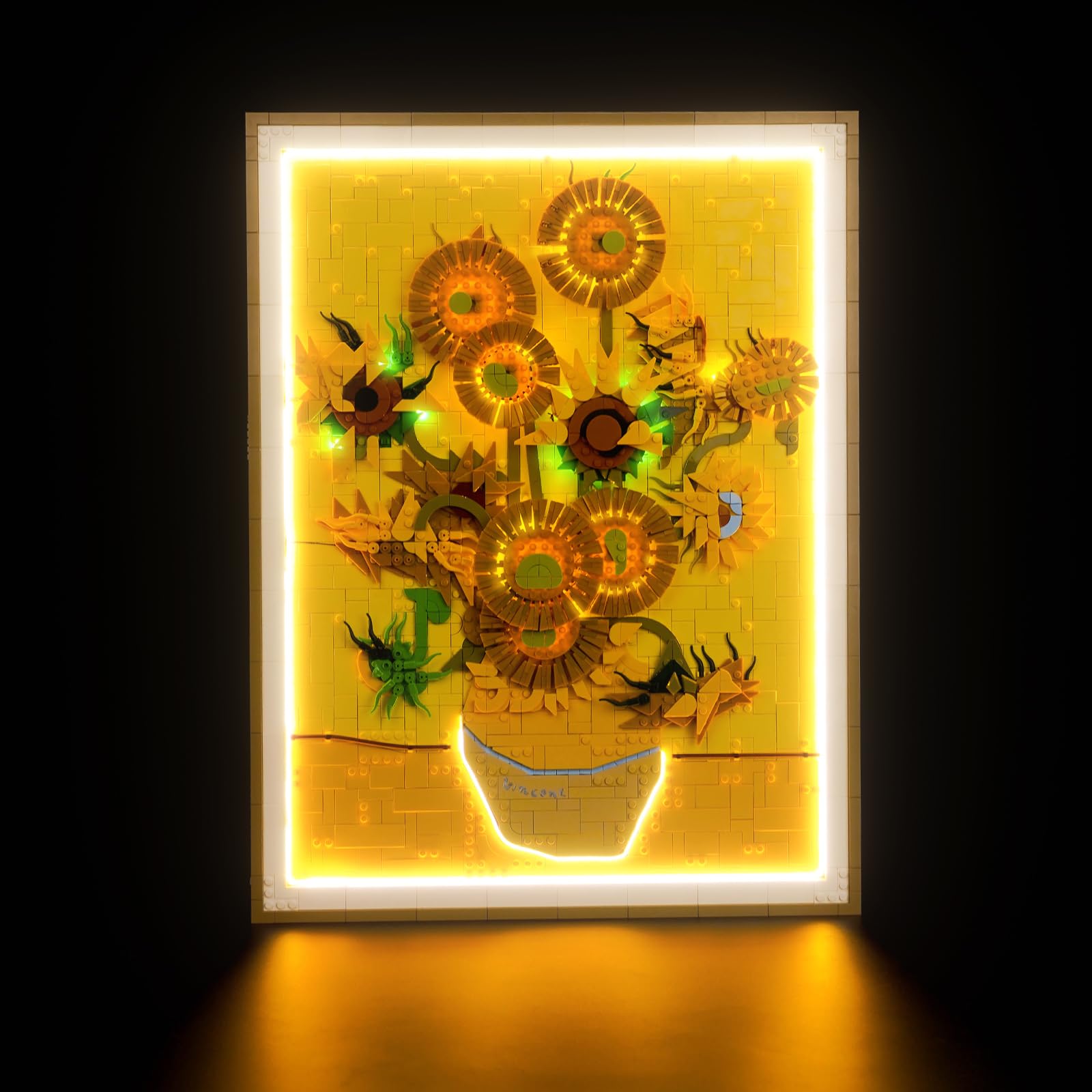 BrickBling LED Lights Only, Compatible with Lego Van Gogh – Sunflowers 31215- Not Come with Model (Classic Version Light)