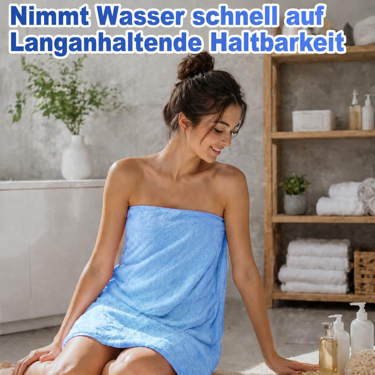 16 Stück Mikrofaser Handtücher Set, 70 x 140 cm Schnelltrocknend Badetücher, Saugstark Weiche Duschtücher für Bad Fitness Reisen Haushalt(Rosa, Lila, Grün, Blau)